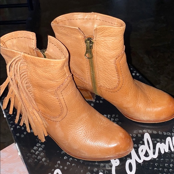 Sam Edelman Fringe Booties - Picture 3 of 4